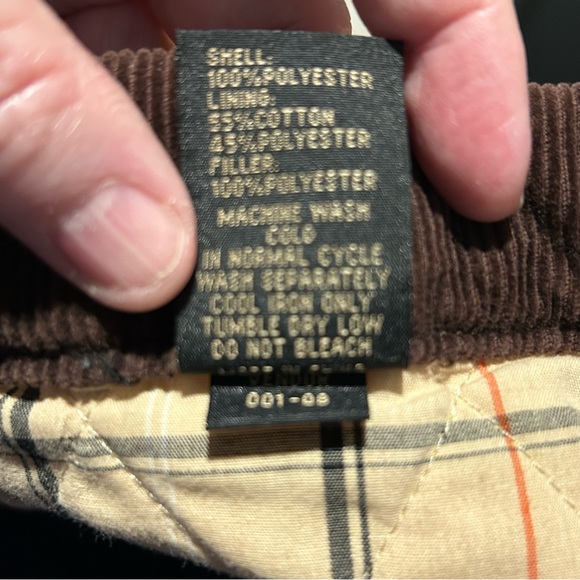 Barbour Quilted Yellow Vest with Contrast Dark Collar - Picture 11 of 11